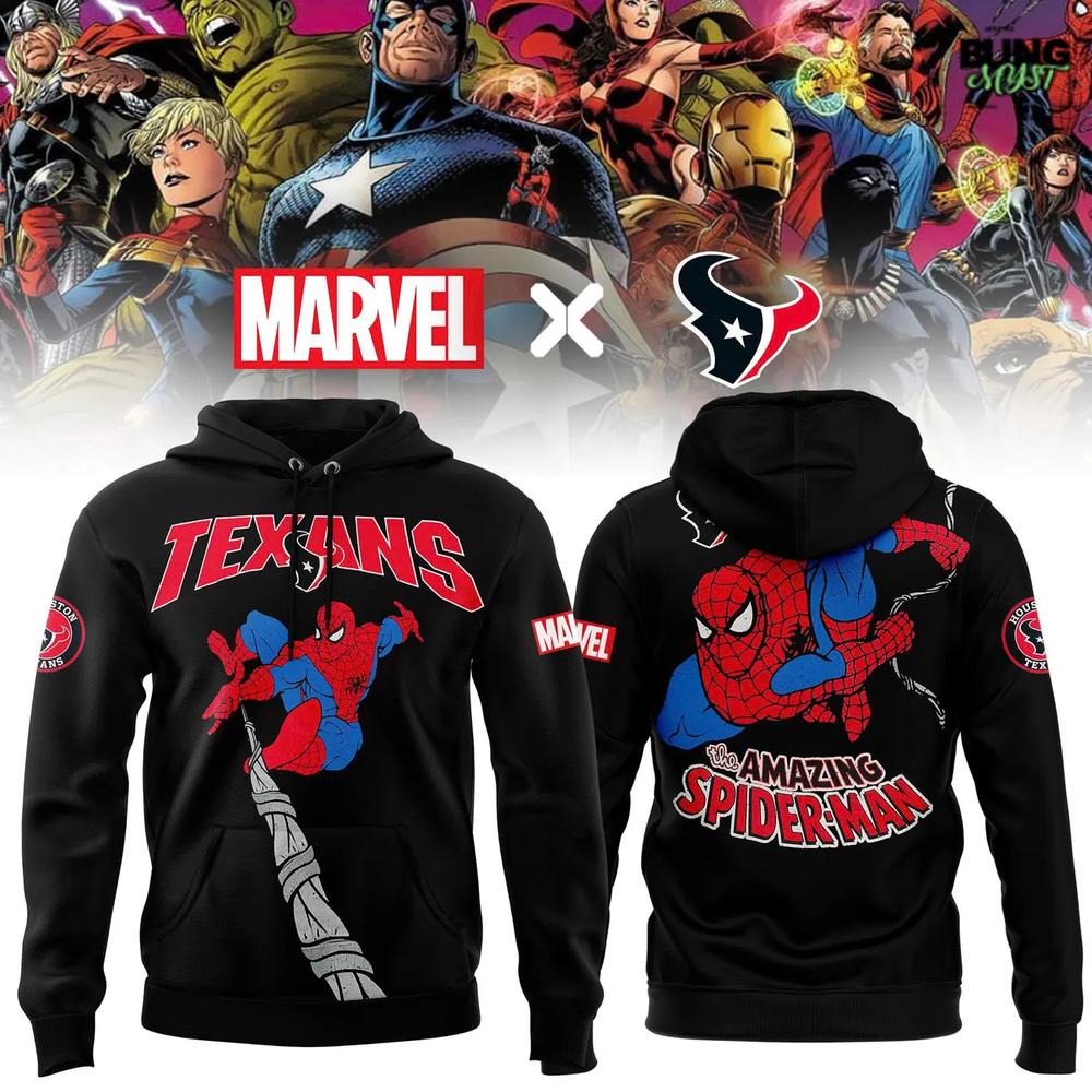 Houston Texans x Marvel’s Spider-Man Hoodie Houston Texans x Marvel’s Spider-Man Hoodie