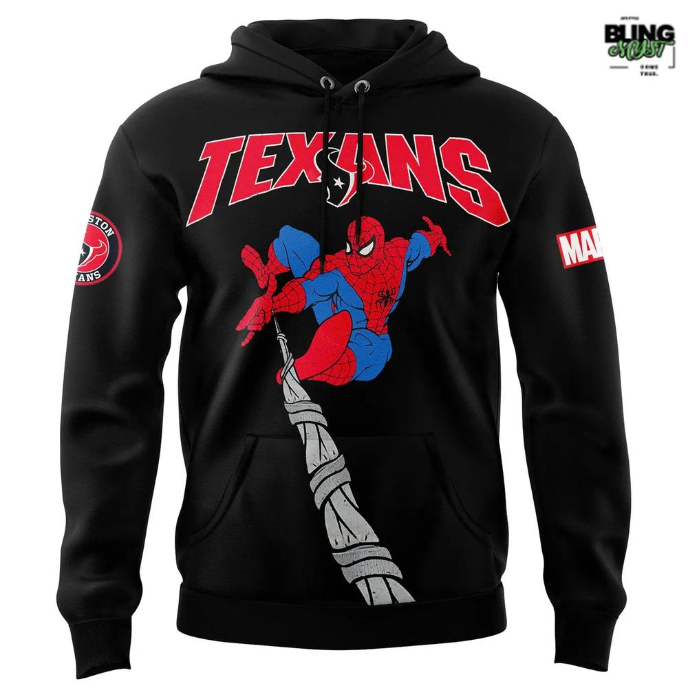 Houston Texans x Marvel’s Spider-Man Hoodie Houston Texans x Marvel’s Spider-Man Hoodie