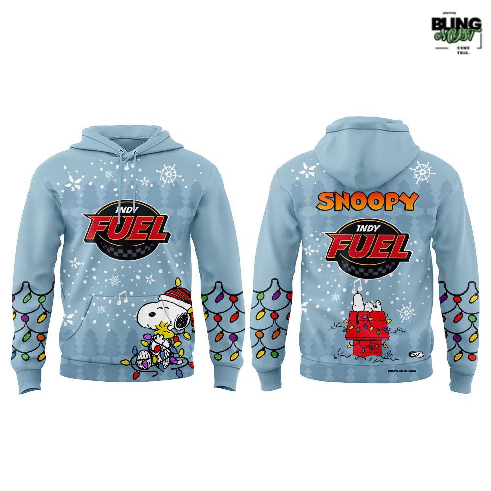 Indy Fuel Peanuts Night 2025 Christmas Hoodie Indy Fuel Peanuts Night 2025 Christmas Hoodie