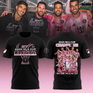 Inter Miami CF 2025 MLS Cup Champions Limited Edition T-Shirt