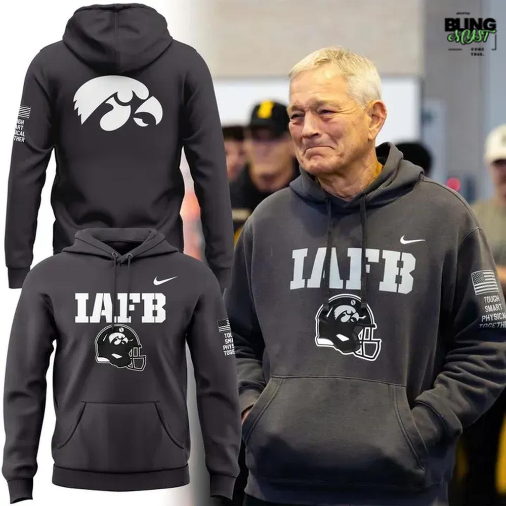 Iowa Hawkeyes Coach Kirk Ferentz 2026 Hoodie Iowa Hawkeyes Coach Kirk Ferentz 2026 Hoodie