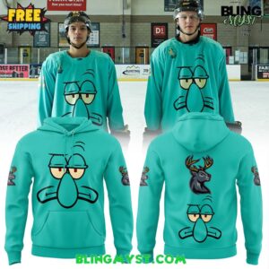 Iowa Heartlanders x Squidward SpongeBob 2025 Hoodie