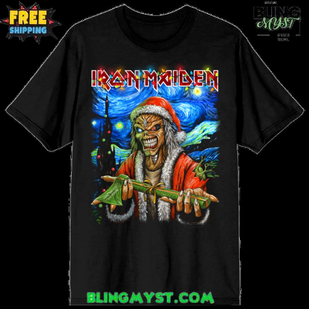 Iron Maiden Eddie Christmas Special Edition T-Shirt Iron Maiden Eddie Christmas Special Edition T-Shirt