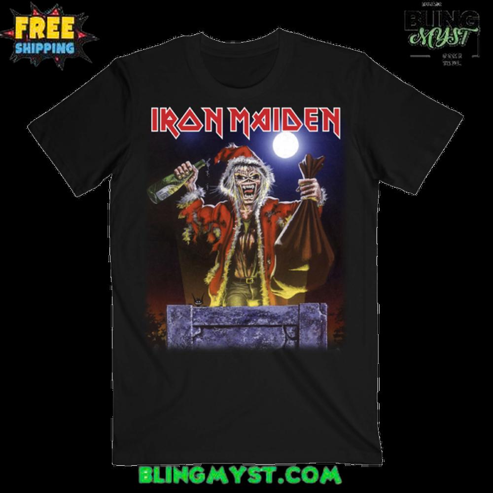 Iron Maiden Eddie Christmas Special Edition T-Shirt Iron Maiden Eddie Christmas Special Edition T-Shirt