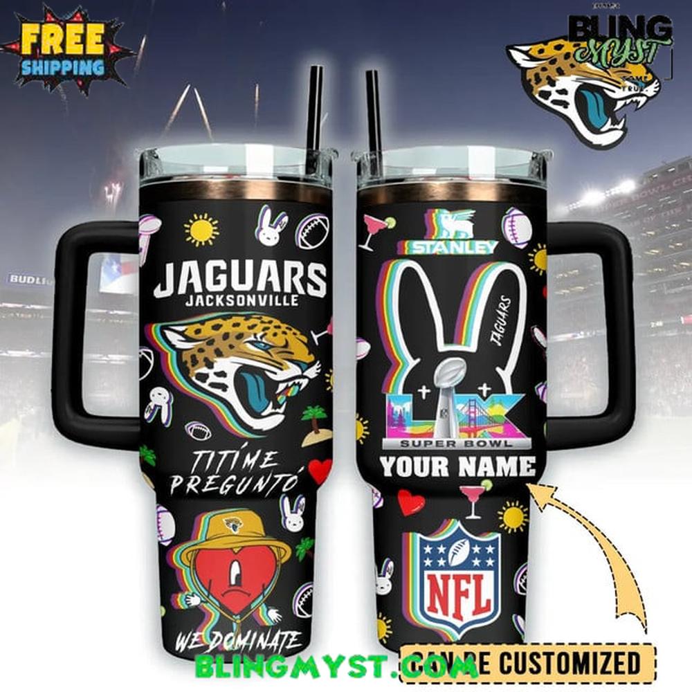 Jacksonville Jaguars x Bad Bunny Super Bowl LX Stanley Tumbler Cup Jacksonville Jaguars x Bad Bunny Super Bowl LX Stanley Tumbler Cup