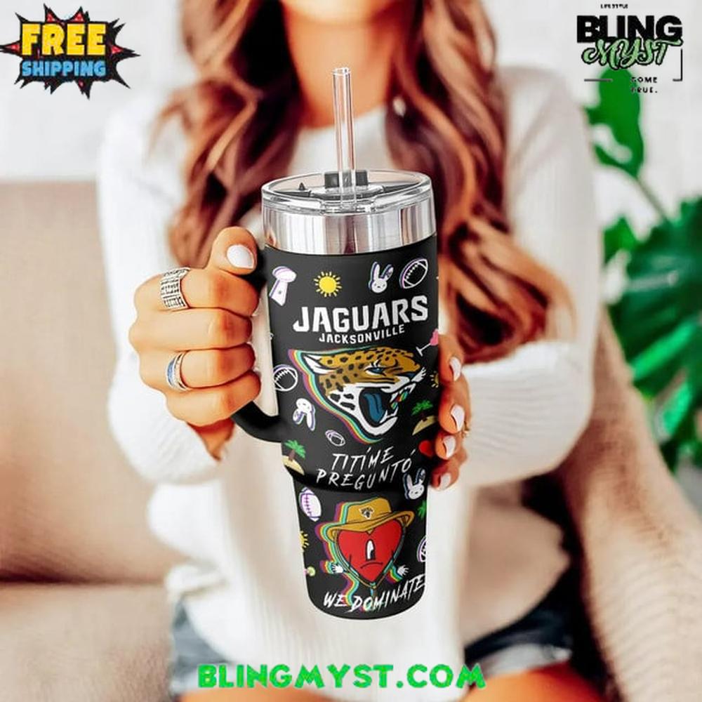 Jacksonville Jaguars x Bad Bunny Super Bowl LX Stanley Tumbler Cup Jacksonville Jaguars x Bad Bunny Super Bowl LX Stanley Tumbler Cup