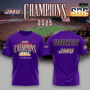 James Madison Dukes 2025 SBC Champions T-Shirt