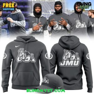 James Madison Dukes New Season 2025–26 Gray Hoodie