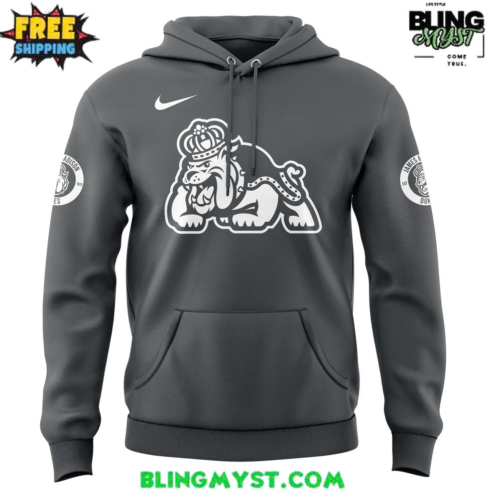 James Madison Dukes New Season 2025–26 Gray Hoodie James Madison Dukes New Season 2025–26 Gray Hoodie