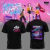 K-Pop Demon Hunters HUNTRIX Black T-Shirt 1 K Pop Demon Hunters HUNTRIX Black T Shirt 2