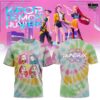 K-Pop Demon Hunters HUNTRIX Tie-Dye T-Shirt 1 K Pop Demon Hunters HUNTRIX Tie Dye T Shirt 2