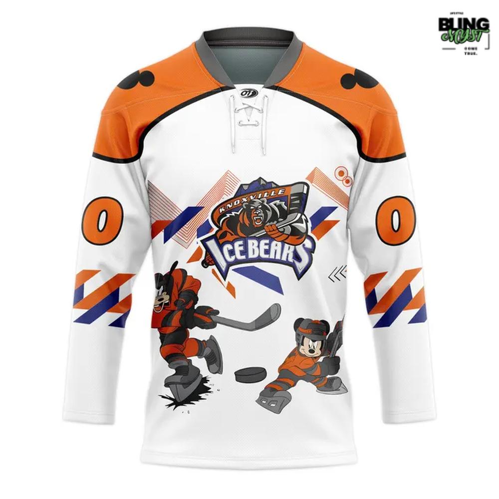 Knoxville Ice Bears Disney Night 2026 Special Edition Hockey Jersey Knoxville Ice Bears Disney Night 2026 Special Edition Hockey Jersey