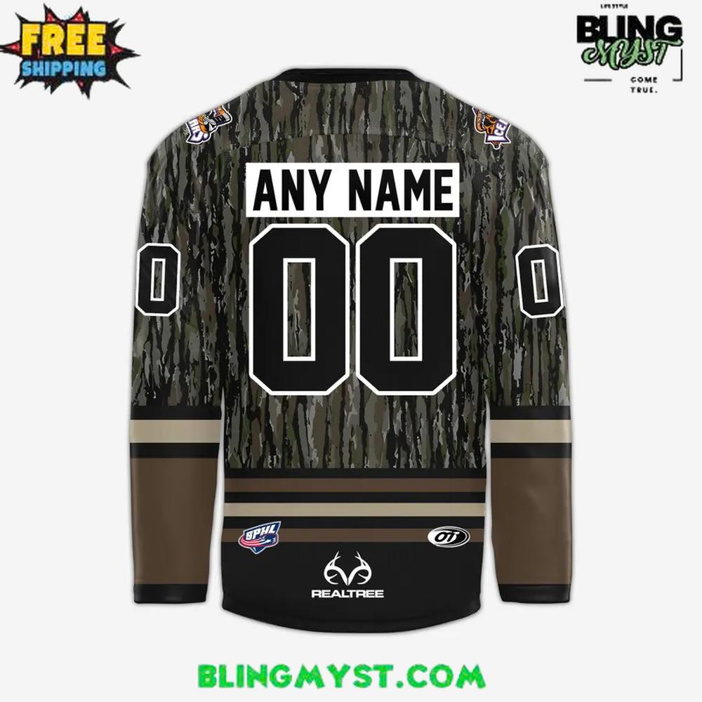 Knoxville Ice Bears x Sugarlands Shine Realtree Night Hockey Jersey Knoxville Ice Bears x Sugarlands Shine Realtree Night Hockey Jersey
