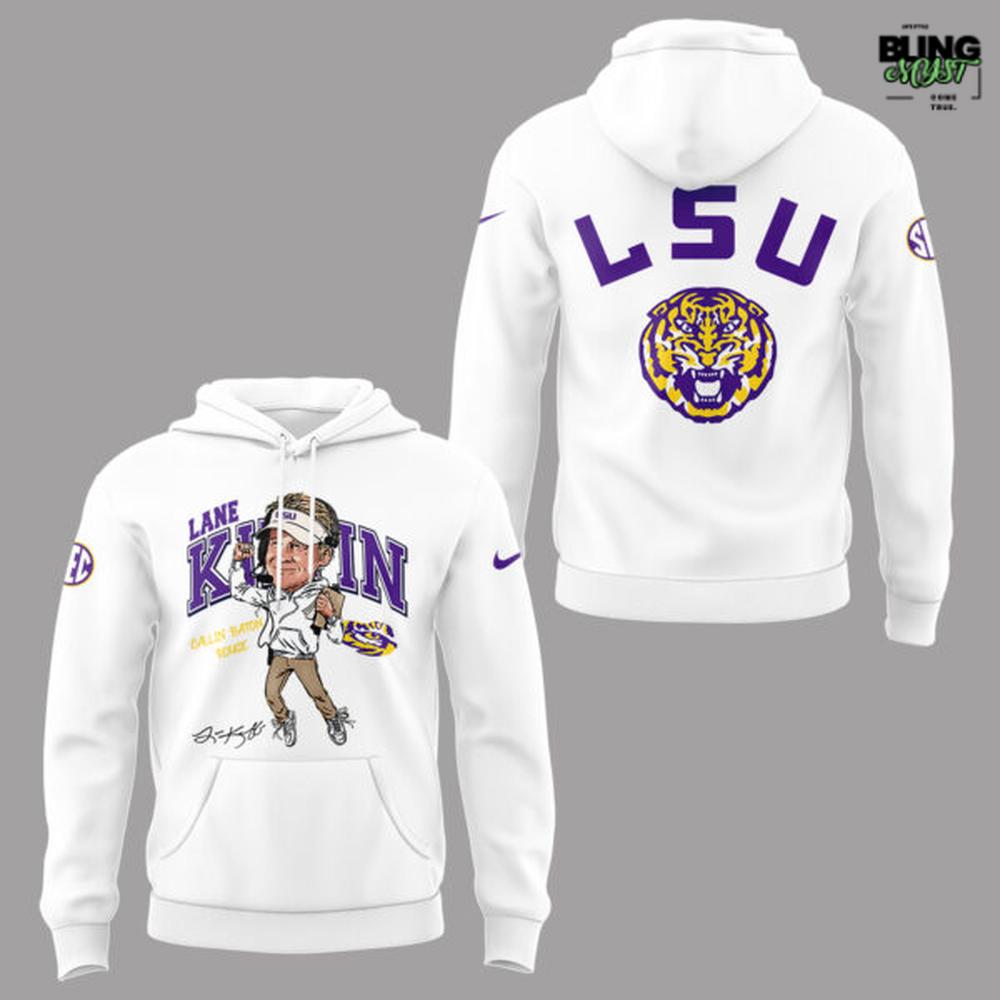 LSU Tigers Head Coach Lane Kiffin Special Edition Hoodie LSU Tigers Head Coach Lane Kiffin Special Edition Hoodie