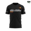 Lando Norris 2025 Drivers World Champion Unisex T Shirt 2