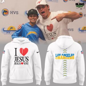 Los Angeles Chargers I Love Jesus – Jesus Love You Hoodie
