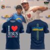 Los Angeles Chargers I Love Jesus - Jesus Love You T-Shirt 2 Los Angeles Chargers I Love Jesus Jesus Love You T Shirt 3