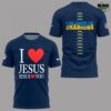 Los Angeles Chargers I Love Jesus - Jesus Love You T-Shirt 3 Los Angeles Chargers I Love Jesus Jesus Love You T Shirt 4