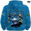 Los Angeles Chargers Teenage Mutant Ninja Turtles 2026 Hoodie 3