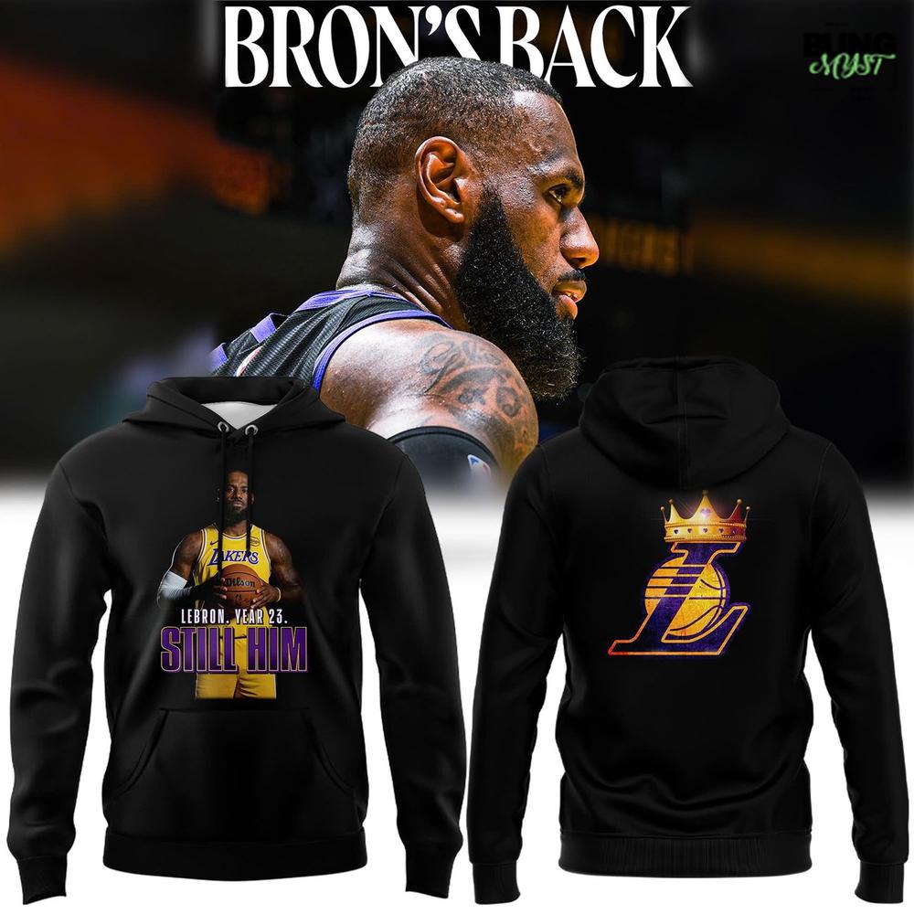 Los Angeles Lakers Year 23. Still Him Hoodie Los Angeles Lakers Year 23. Still Him Hoodie