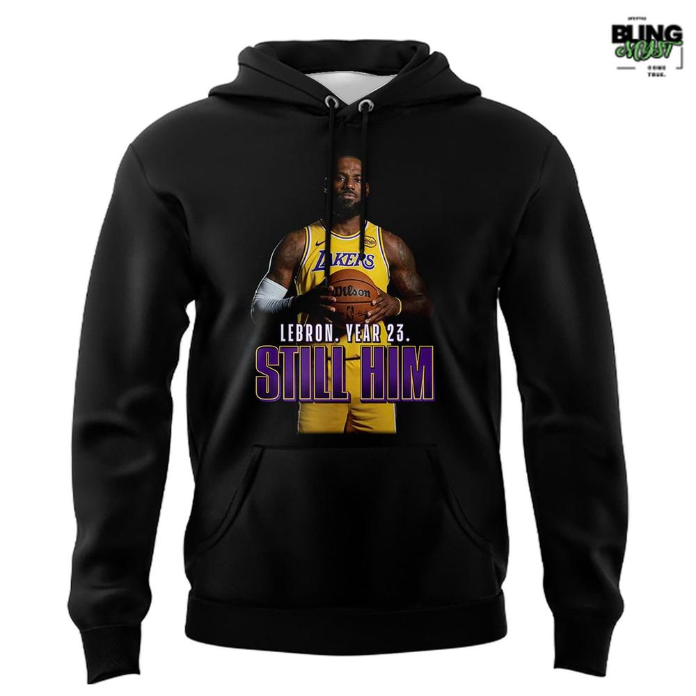 Los Angeles Lakers Year 23. Still Him Hoodie Los Angeles Lakers Year 23. Still Him Hoodie