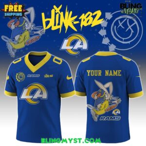 Los Angeles Rams x Blink-182 Pop-Punk Football Jersey