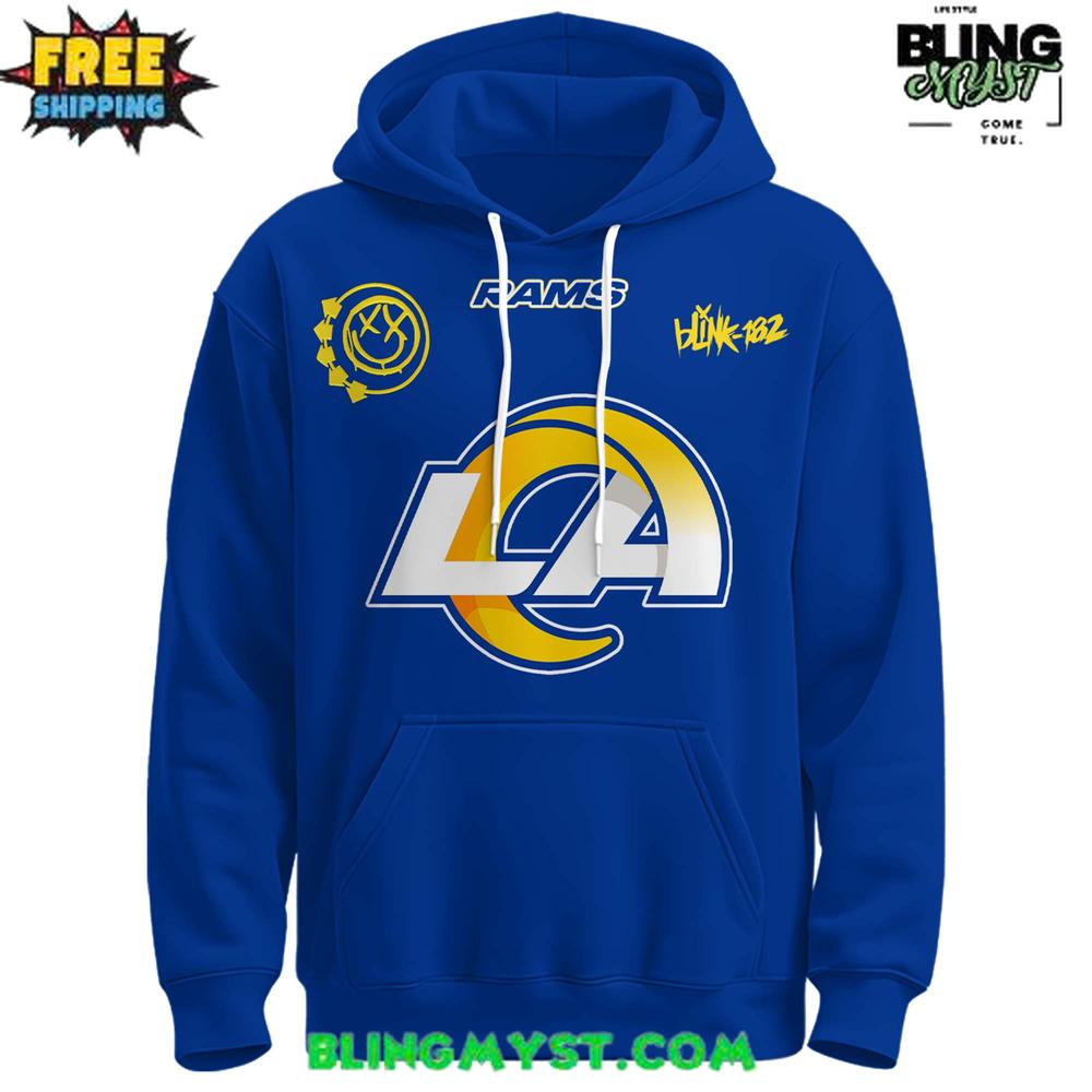 Los Angeles Rams x Blink-182 Pop-Punk Hoodie Los Angeles Rams x Blink-182 Pop-Punk Hoodie