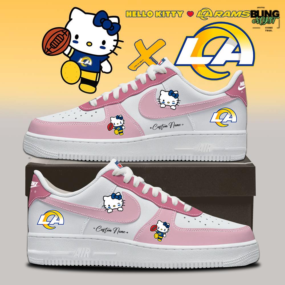 Los Angeles Rams x Hello Kitty Limited Air Force 1 Collection Los Angeles Rams x Hello Kitty Limited Air Force 1 Collection