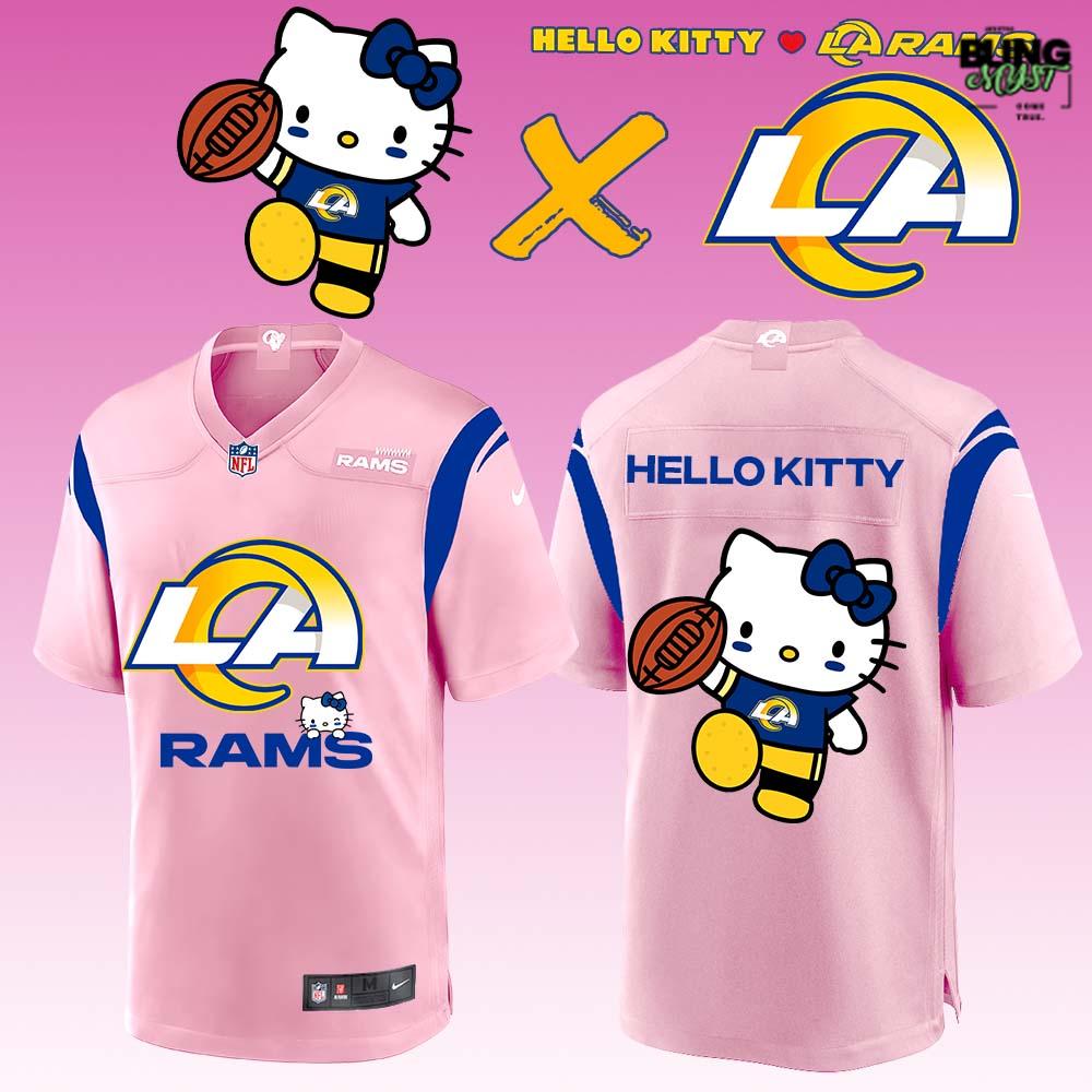 Los Angeles Rams x Hello Kitty Limited Football Jersey Collection Los Angeles Rams x Hello Kitty Limited Football Jersey Collection