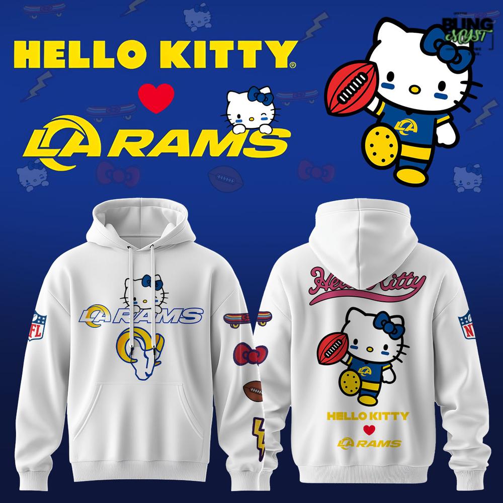 Los Angeles Rams x Hello Kitty Limited Hoodie Collection Los Angeles Rams x Hello Kitty Limited Hoodie Collection