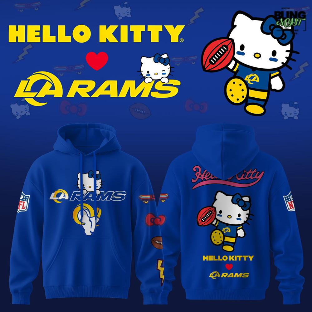 Los Angeles Rams x Hello Kitty Limited Hoodie Collection Los Angeles Rams x Hello Kitty Limited Hoodie Collection