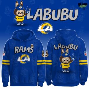 Los Angeles Rams x Labubu Limited Edition Hoodie