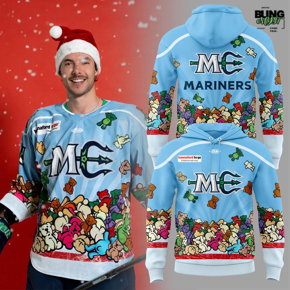 Maine Mariners Teddy Bear Toss Night Edition Hoodie Maine Mariners Teddy Bear Toss Night Edition Hoodie