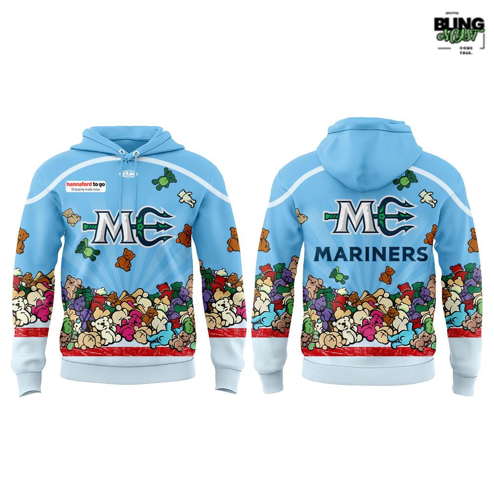 Maine Mariners Teddy Bear Toss Night Edition Hoodie Maine Mariners Teddy Bear Toss Night Edition Hoodie