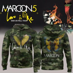 Maroon 5 Love Is Like Tour 2025 Hoodie