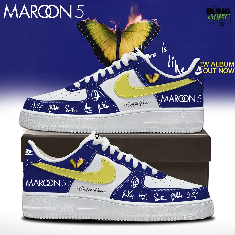 Maroon 5 Love Is Like Tour 2025 Nike Air Force 1 Maroon 5 Love Is Like Tour 2025 Nike Air Force 1