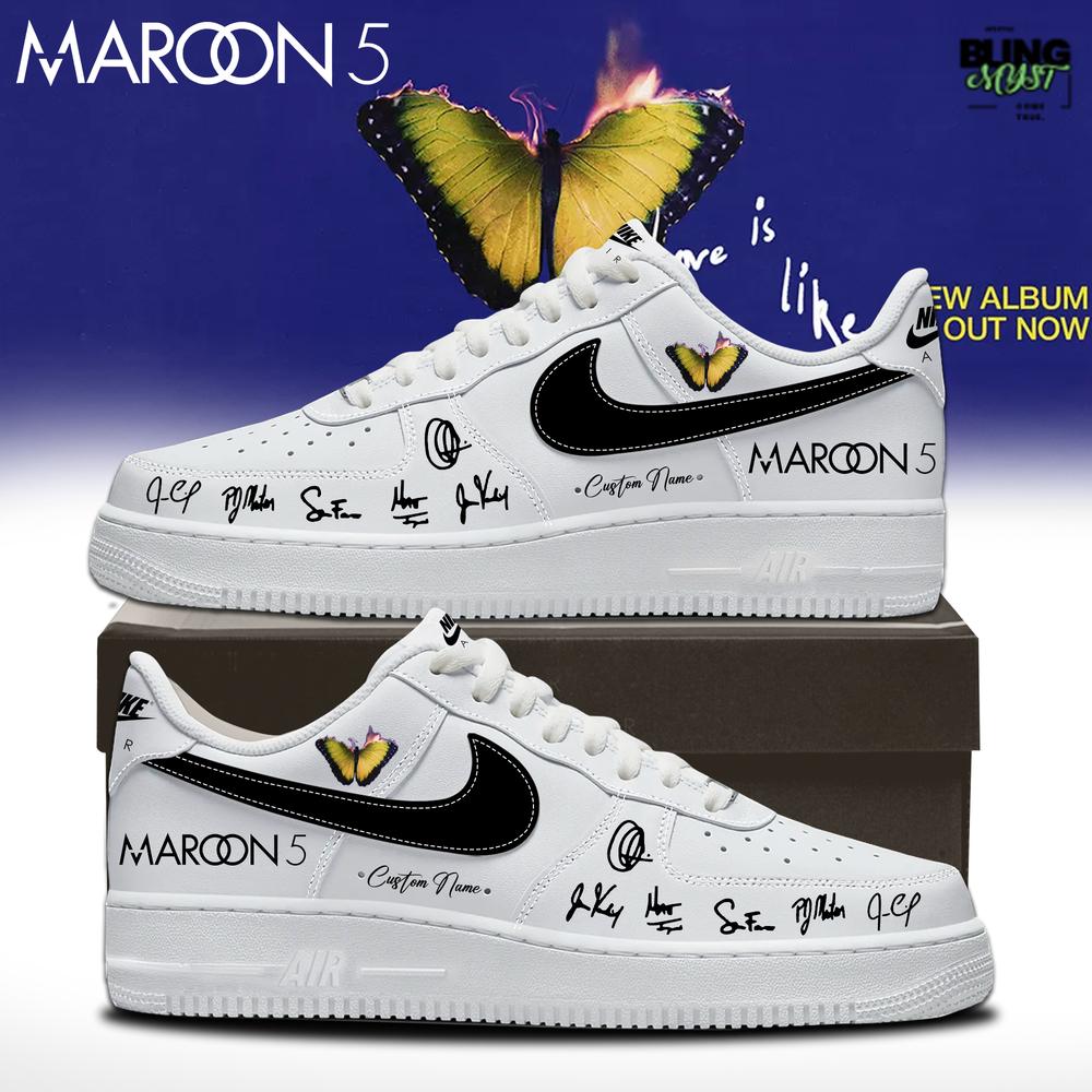 Maroon 5 Love Is Like Tour 2025 Nike Air Force 1 Maroon 5 Love Is Like Tour 2025 Nike Air Force 1