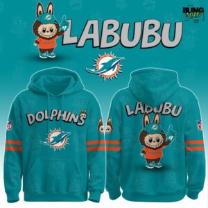 Miami Dolphins x Labubu Limited Edition Hoodie