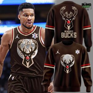 Milwaukee Bucks Christmas Night 2025 NBA Sweatshirt