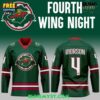 Minnesota Wild Fourth Wing Night Special Hockey Jersey 1