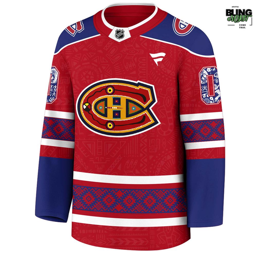 Montreal Canadiens Indigenous People Heritage 2026 Hockey Jersey Montreal Canadiens Indigenous People Heritage 2026 Hockey Jersey