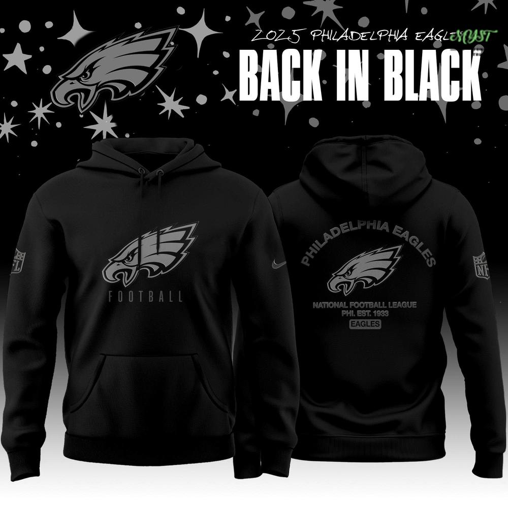 NFL Back In Black 2025 Special Edition Hoodie NFL Back In Black 2025 Special Edition Hoodie