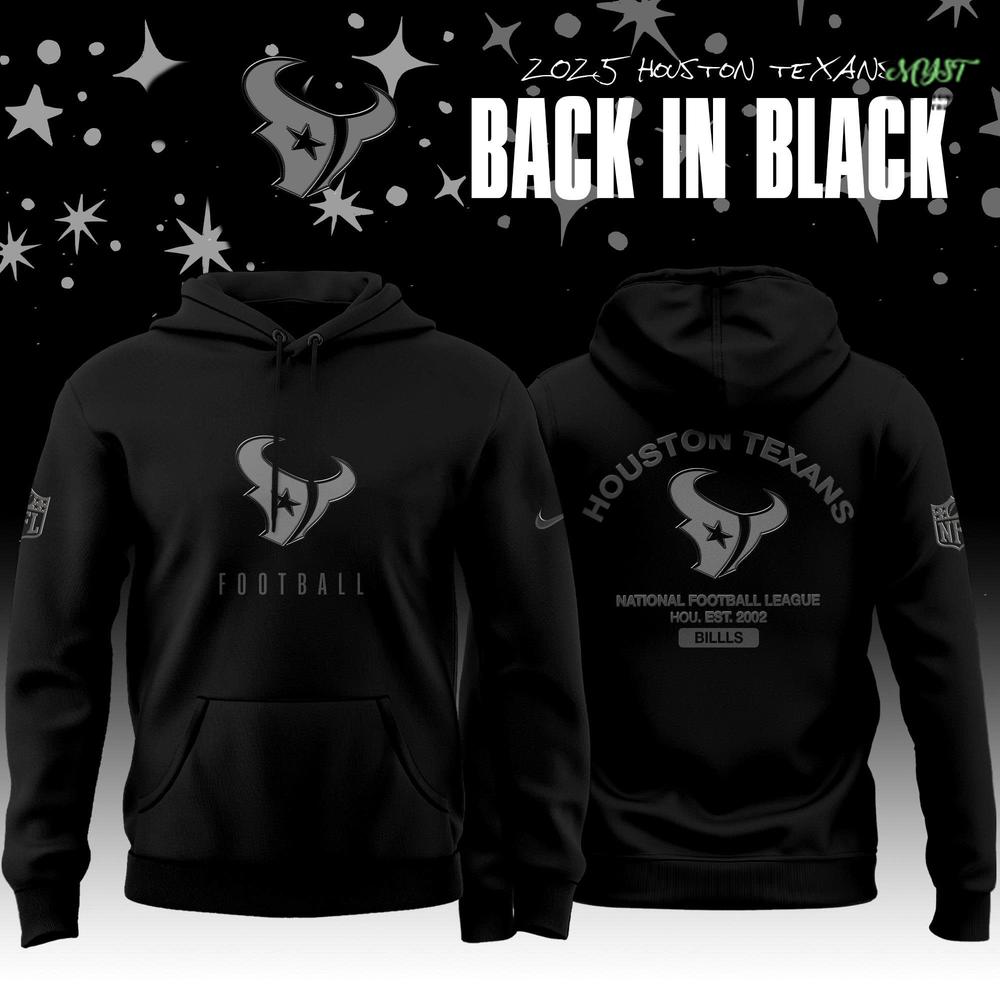 NFL Back In Black 2025 Special Edition Hoodie NFL Back In Black 2025 Special Edition Hoodie