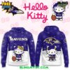 NFL Baltimore Ravens x Hello Kitty Special Edition Hoodie Collection 1 NFL Baltimore Ravens Christmas Holiday Special Edition Hoodie 1