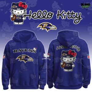NFL Baltimore Ravens x Hello Kitty Special Edition Hoodie Collection
