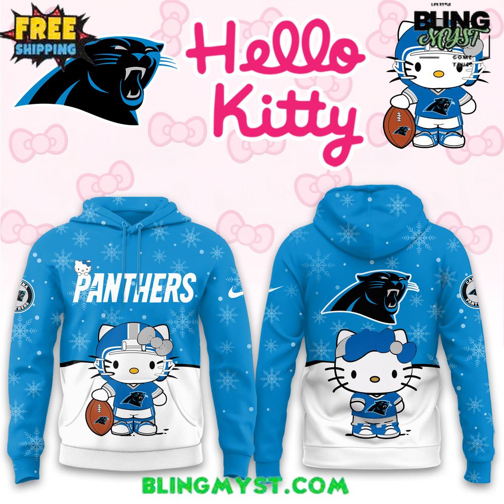 NFL Carolina Panthers x Hello Kitty Special Edition Hoodie Collection NFL Carolina Panthers x Hello Kitty Special Edition Hoodie Collection