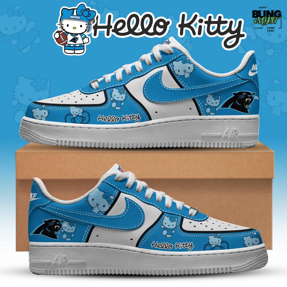NFL Carolina Panthers x Hello Kitty Limited Edition Air Force 1 NFL Carolina Panthers x Hello Kitty Limited Edition Air Force 1