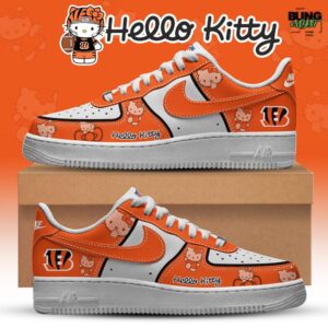 NFL Cincinnati Bengals x Hello Kitty Limited Edition Air Force 1