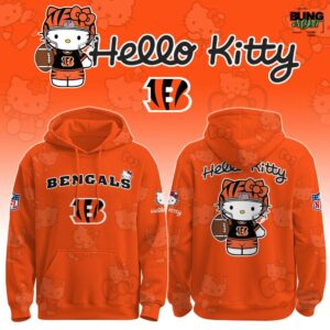 NFL Cincinnati Bengals x Hello Kitty Special Edition Hoodie Collection