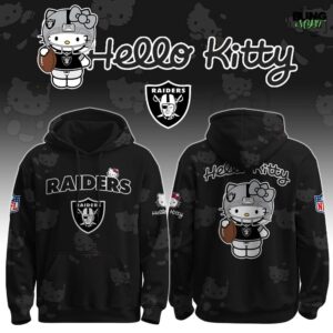 NFL Las Vegas Raiders Hello Kitty Special Edition Hoodie